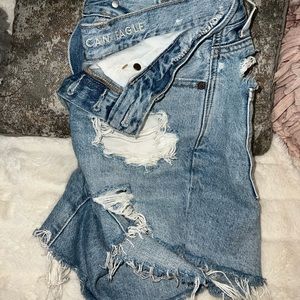 American eagle high rise shorts